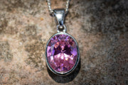 Crystal Drop Memorial Pendant - Multiple Colors Available